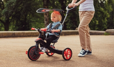 EXPLORER TRIKE | dziecięcy trójkołowiec i rowerek biegowy w jednym | do 20kg | 10m - 5 lat |