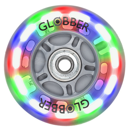 Świecące kółko TYLNE do hulajnogi 80x24mm (538-005)