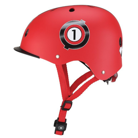 Kask dziecięcy XS/S czerwony [48-53cm] (507-102)