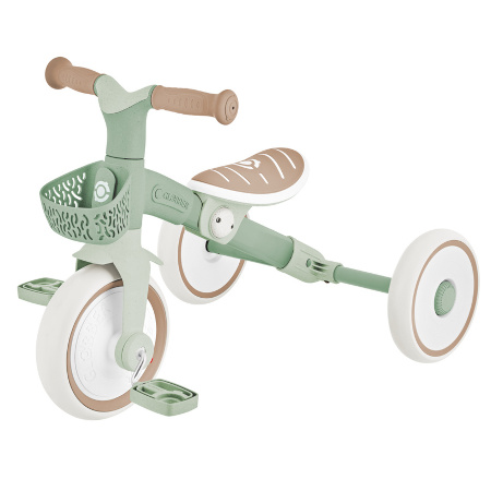 LEARNING TRIKE 2w1 PLUS ECOLOGIC - rowerek trójkołowy, biegowy - Pistachio (737-109)