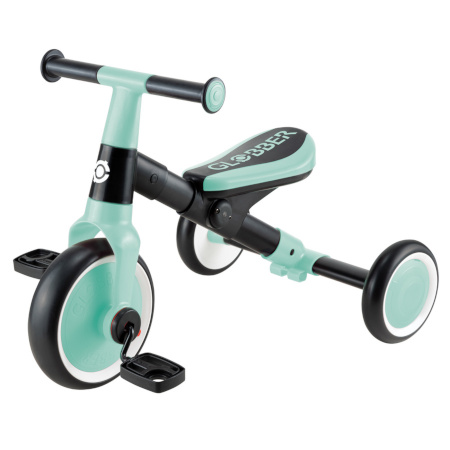 LEARNING TRIKE 2w1 - rowerek trójkołowy, biegowy - Mint (735-206)