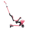 GO•UP BABY LIGHTS 360° - hulajnoga trójkołowa z siedziskiem - Coral/Pastel Pink (844-210)
