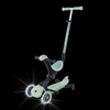 Hulajnoga trójkołowa z siedziskiem jeździk GO•UP DELUXE LIGHTS ECOLOGIC 360 (697-505)
