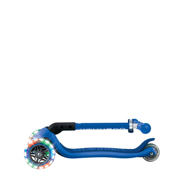 JUNIOR FOLDABLE LIGHTS - hulajnoga trójkołowa - PNavy Blue (437-300-3)