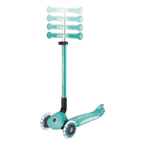 GO•UP DELUXE LIGHTS - hulajnoga trójkołowa z siedziskiem - Mint (646-706-2)
