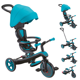 EXPLORER TRIKE 4w1 - rowerek wielofunkcyjny - Teal (634-105)