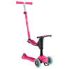 GO•UP SPORTY LIGHTS - hulajnoga trójkołowa z siedziskiem - Fuchsia (452-610-4 S)