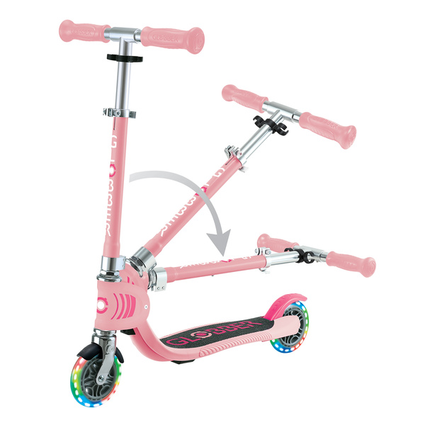 Hulajnoga FLOW FOLDABLE JUNIOR LIGHTS - Pastel Pink (870-210)