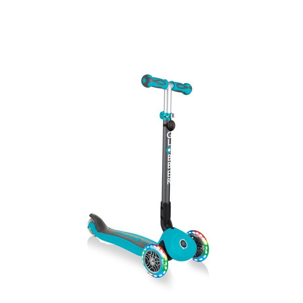 GO•UP DELUXE LIGHTS - hulajnoga trójkołowa z siedziskiem - Teal (646-105)