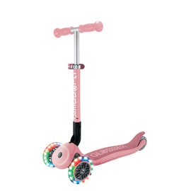 JUNIOR FOLDABLE LIGHTS - hulajnoga trójkołowa - Pastel Pink (437-311-3)