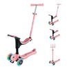 GO•UP SPORTY LIGHTS - hulajnoga trójkołowa z siedziskiem - Pastel Pink (452-710-4 S)