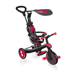 EXPLORER TRIKE 4w1 - rowerek wielofunkcyjny - New Red (632-102-3)