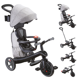 EXPLORER TRIKE 4w1 DELUXE PLAY - rowerek wielofunkcyjny - Grey (636-120)