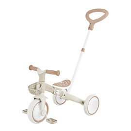 LEARNING TRIKE 3w1 PLUS ECOLOGIC - rowerek trójkołowy, biegowy - Coconut (738-466)