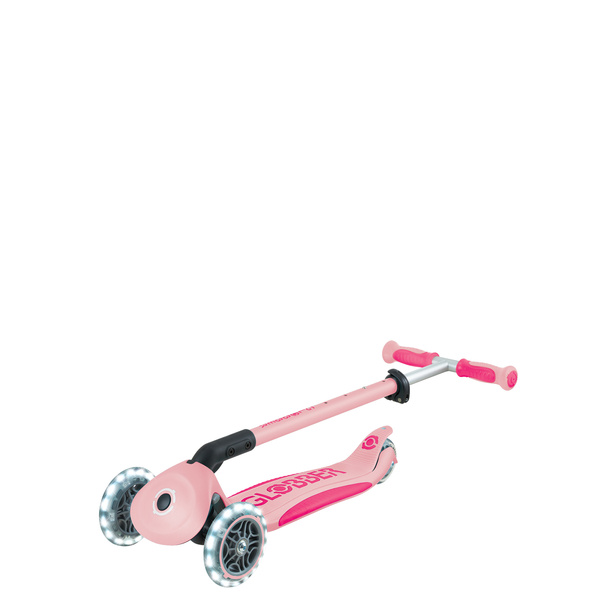 GO•UP DELUXE LIGHTS - hulajnoga trójkołowa z siedziskiem - Pastel Pink (646-710-2)