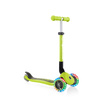 JUNIOR FOLDABLE LIGHTS - hulajnoga trójkołowa - Lime Green (437-106)