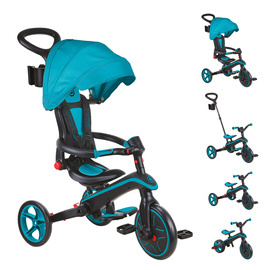 EXPLORER TRIKE FOLDABLE 4w1 - rowerek wielofunkcyjny, składany - Teal (732-105)