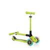 JUNIOR FOLDABLE LIGHTS - hulajnoga trójkołowa - Lime Green (437-106)