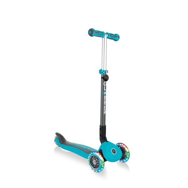 GO•UP DELUXE LIGHTS - hulajnoga trójkołowa z siedziskiem - Teal (646-105)