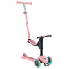 GO•UP SPORTY LIGHTS - hulajnoga trójkołowa z siedziskiem - Pastel Pink (452-710-4 S)