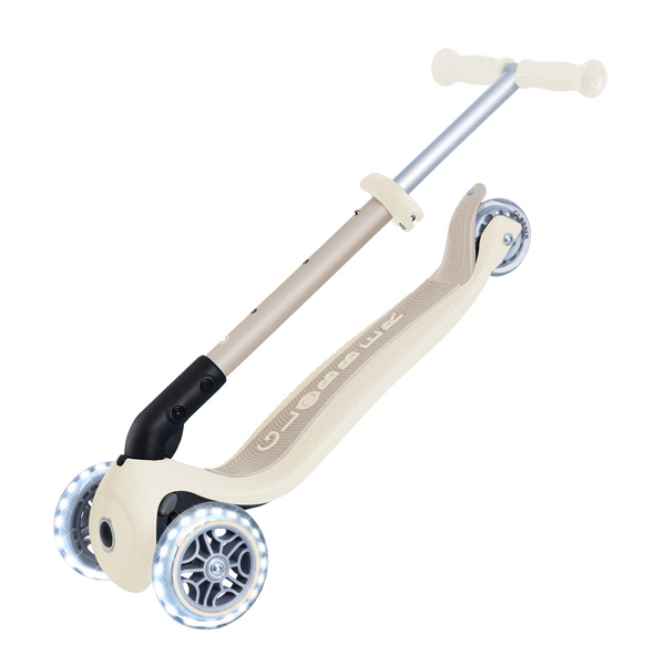 JUNIOR FOLDABLE LIGHTS ECOLOGIC - hulajnoga trójkołowa - Coconut (692-566-2)