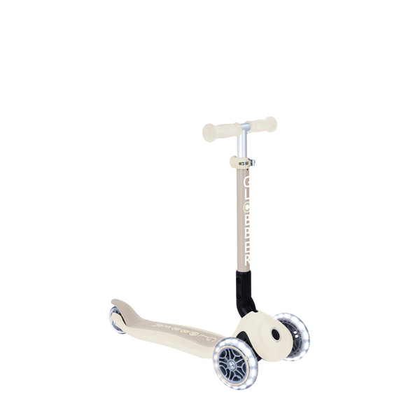 JUNIOR FOLDABLE LIGHTS ECOLOGIC - hulajnoga trójkołowa - Coconut (692-566-2)