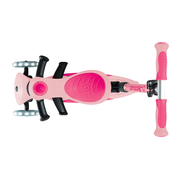 GO•UP DELUXE LIGHTS - hulajnoga trójkołowa z siedziskiem - Pastel Pink (646-710-2)